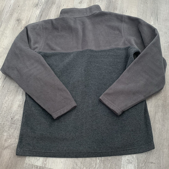 Columbia Steens Mountain Half Snap Pullover Mens Sz Medium Fleece Sweater Gray - Picture 5 of 6